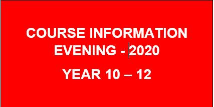 Course Information Evening