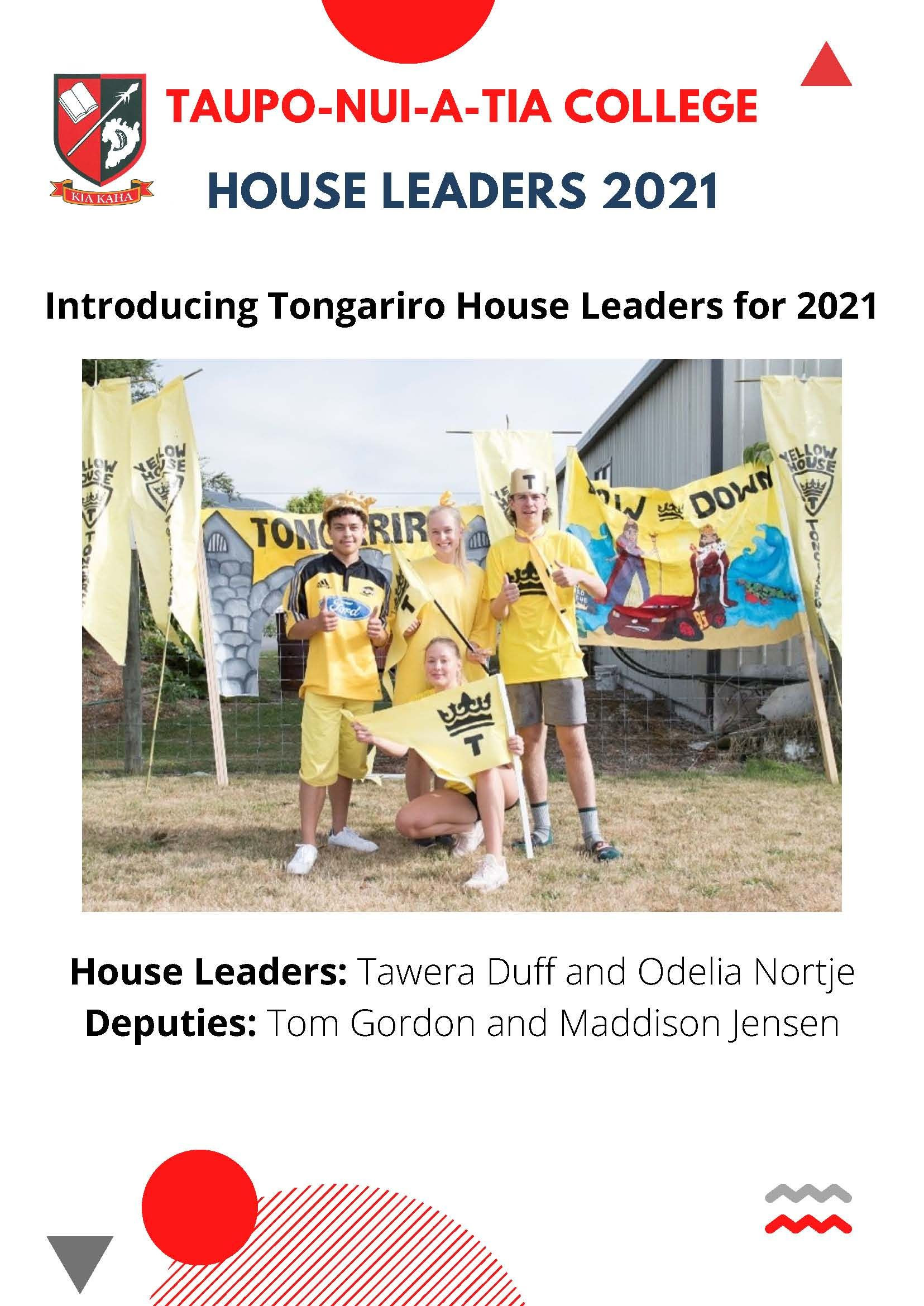 House Leaders Tongariro 2021