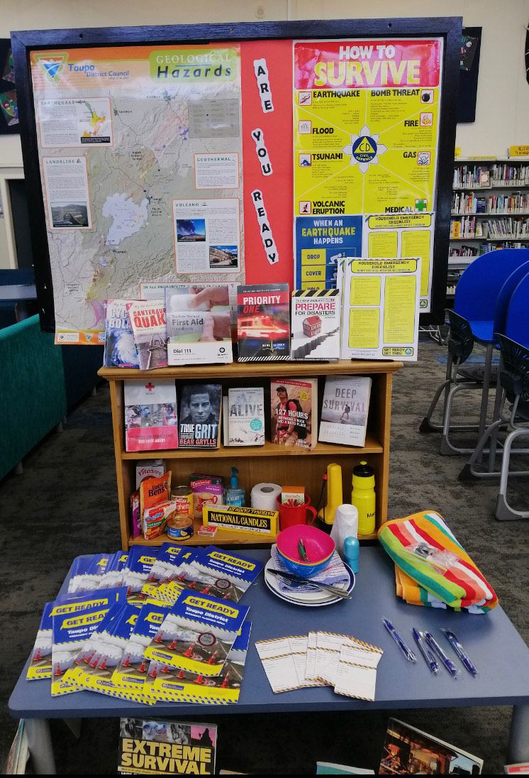 Safety display in library