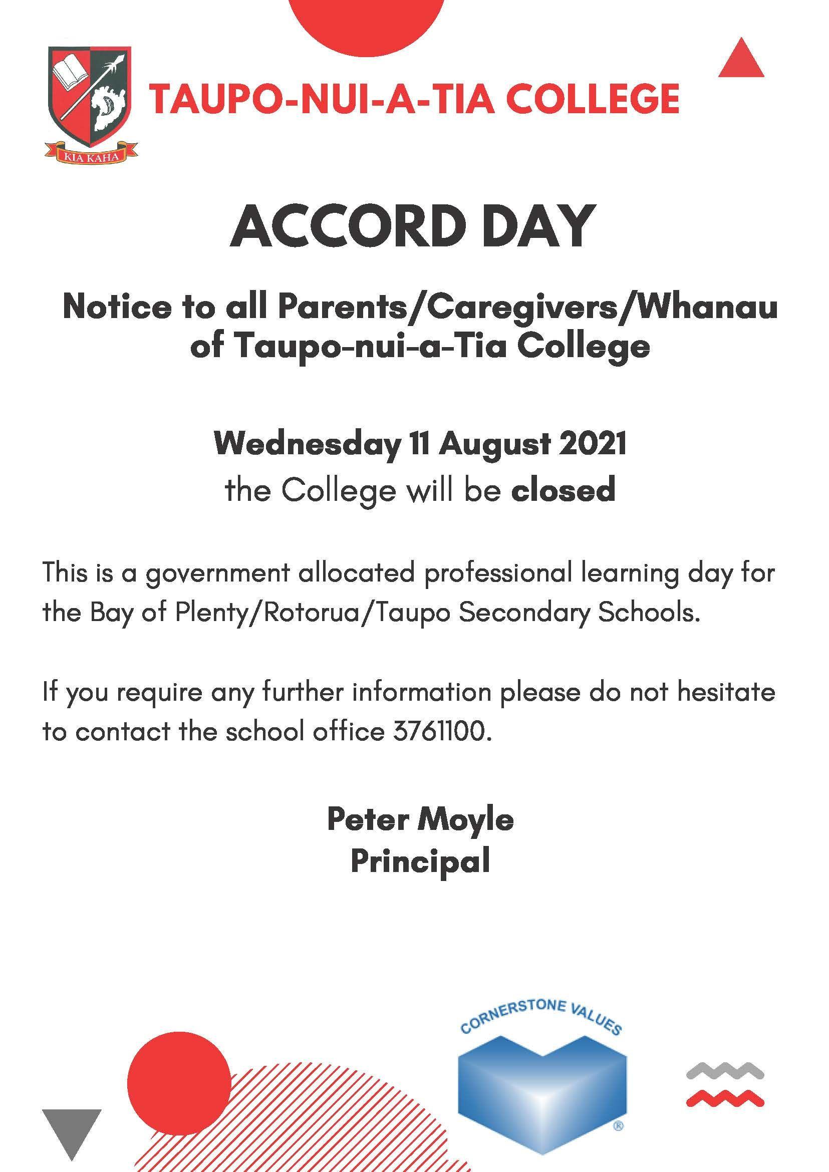 Accord Day August 2021