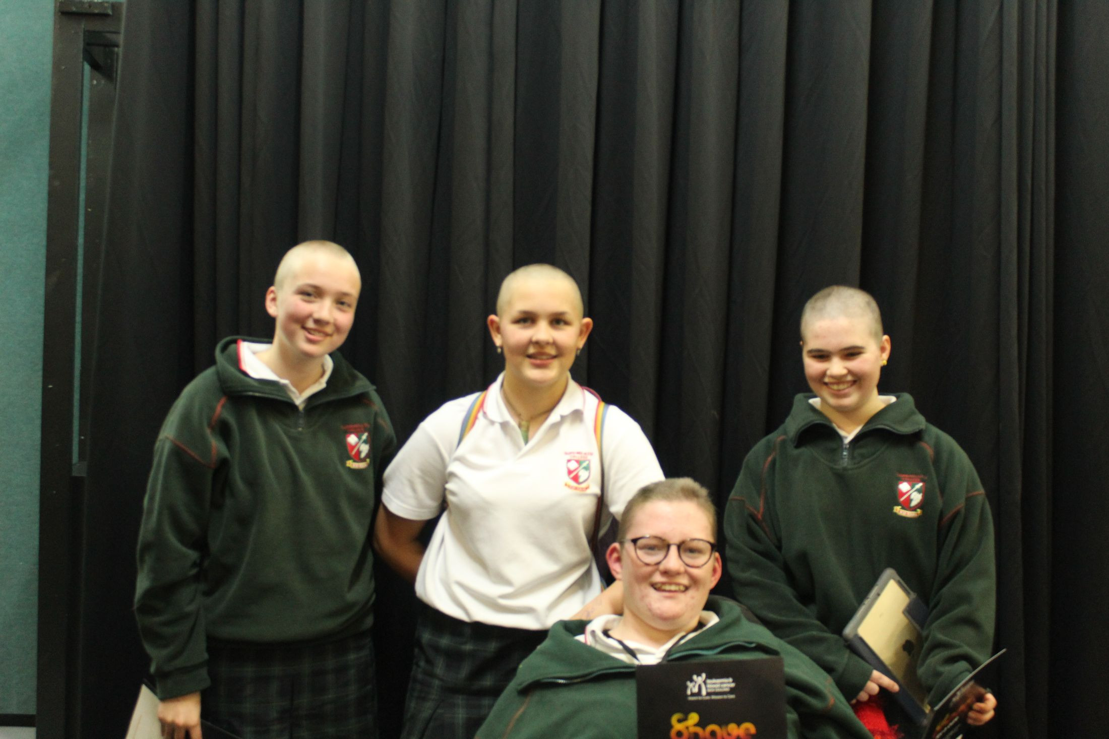 Nui Students Shave-for-a-Cure