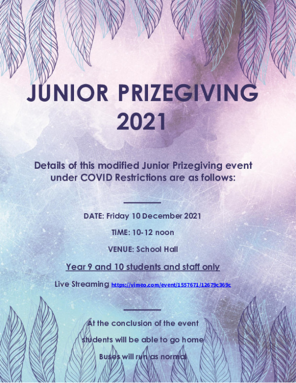 Junior Prizegiving 2021 For Facebook