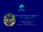 Students honored at the NZ Pony Club Awards!