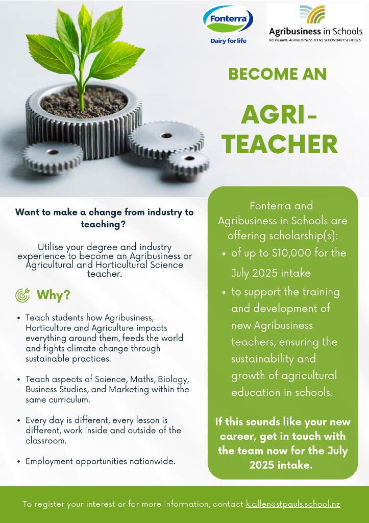 Become a Agri Teacher