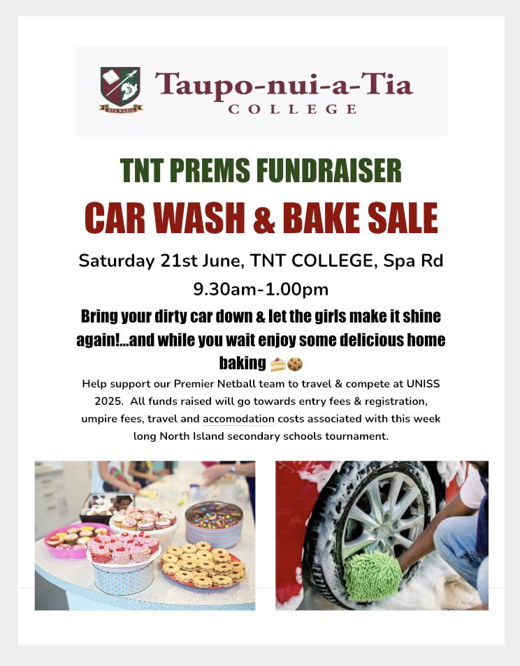 Netball Fundraiser - Carwash & Bakesale on Saturday