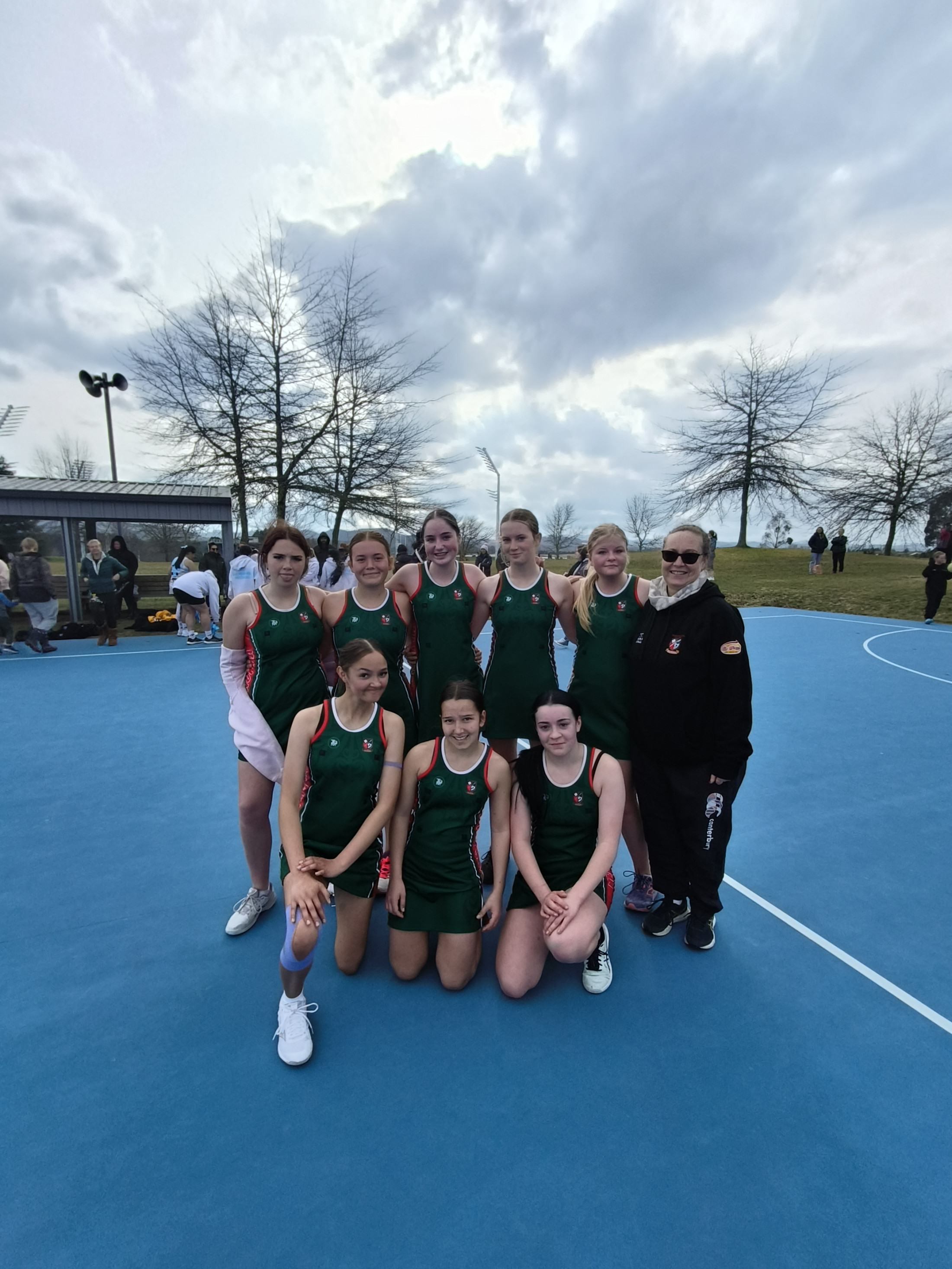 Tough games down at the Netball courts!