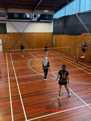 Badminton - Nui retains the shield