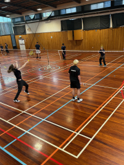 Badminton - Nui retains the shield