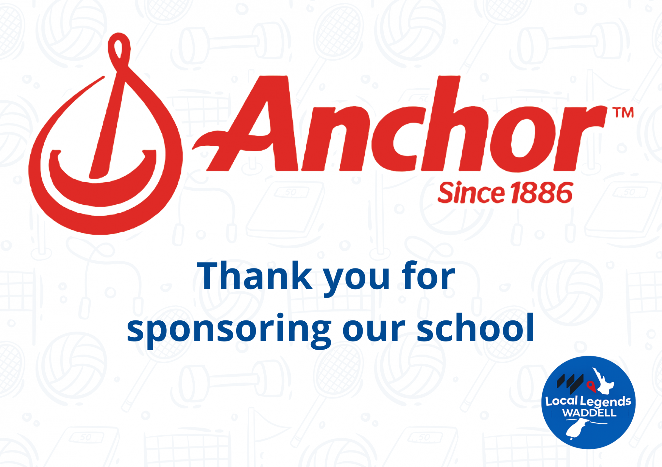 Thank you Gary and Anchor!